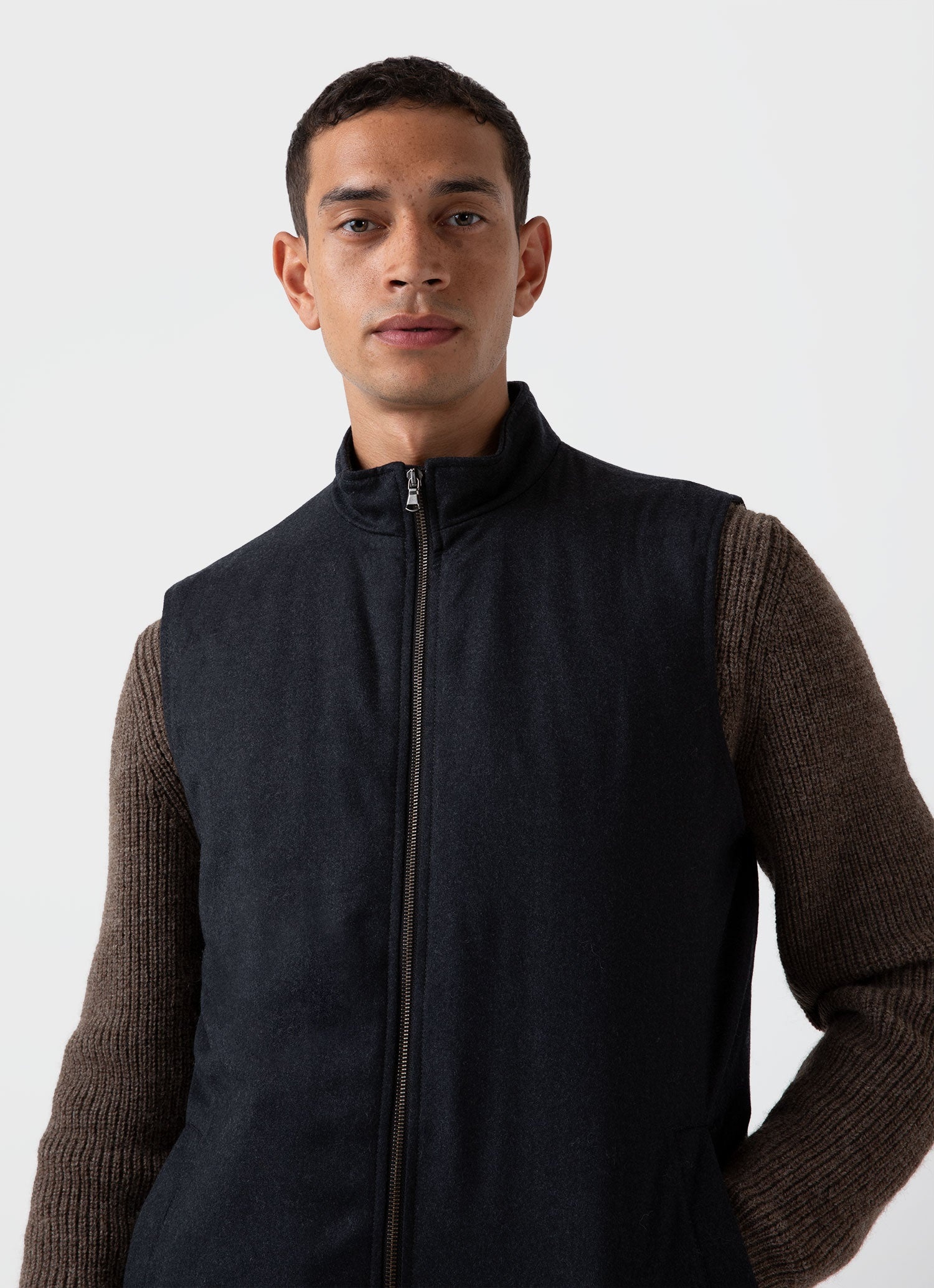 Insulated Wool Gilet - 5