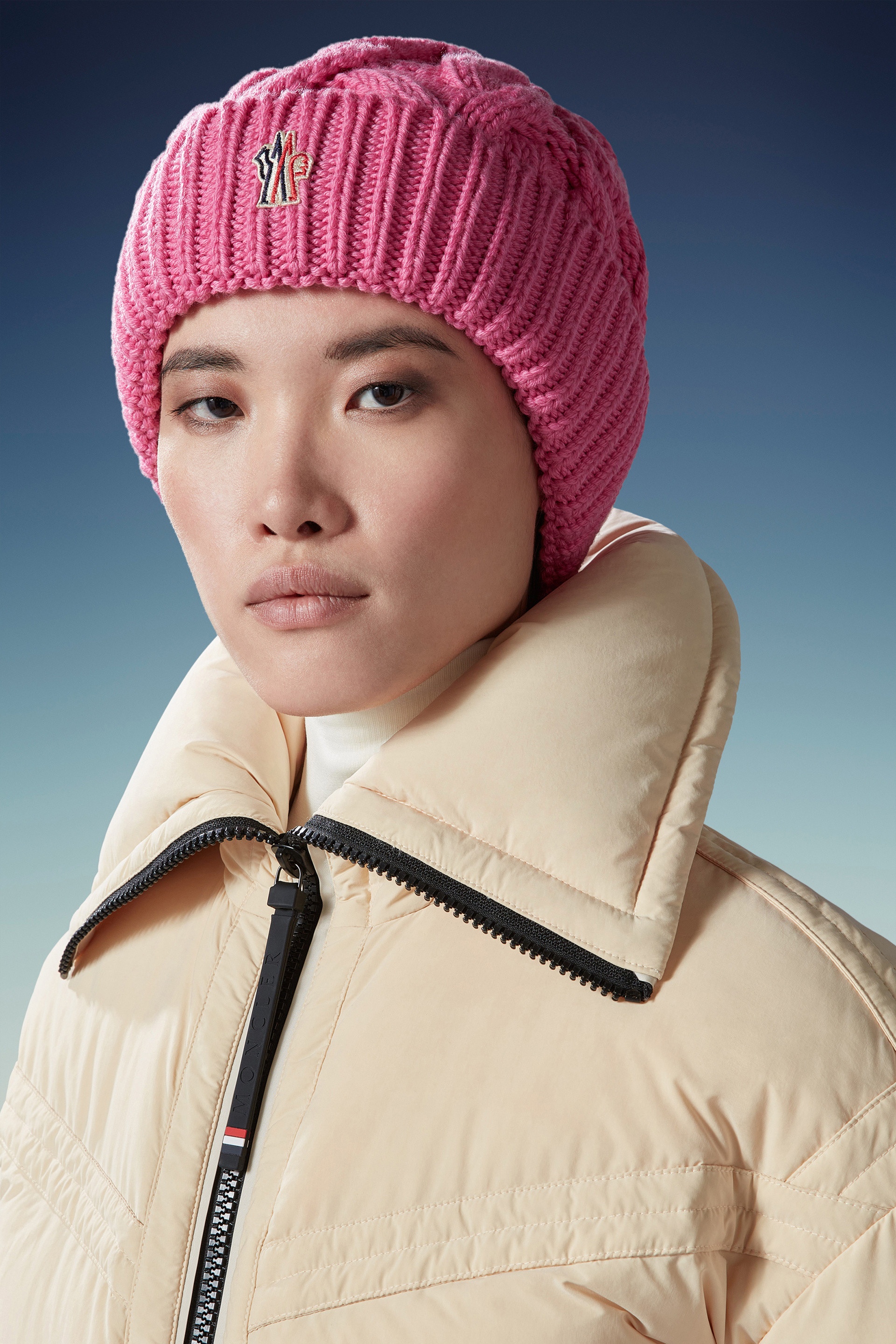 Cable Knit Wool Beanie - 2