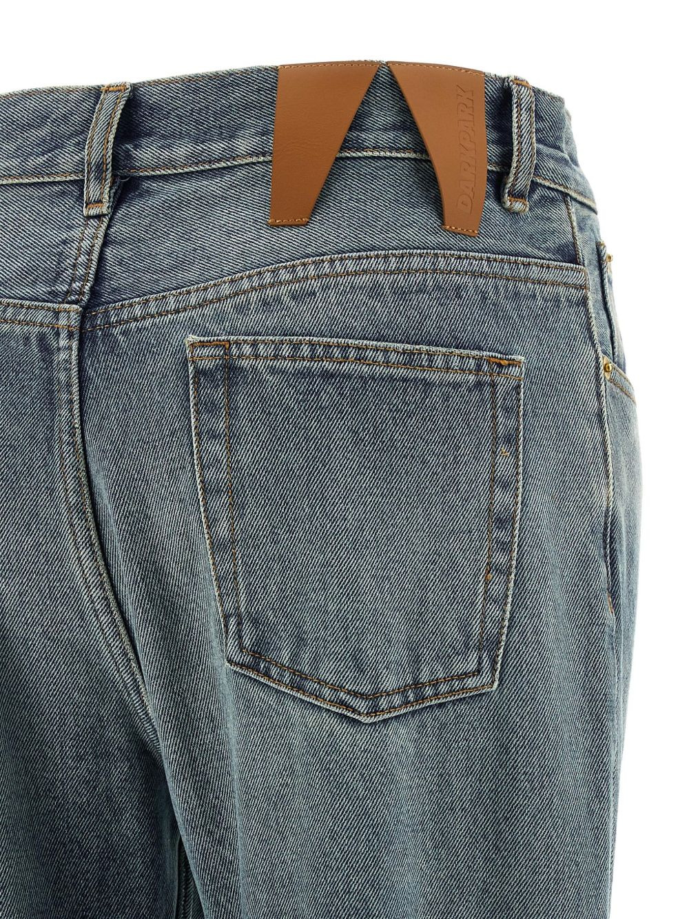 Marion hoop-detail cotton jeans - 4