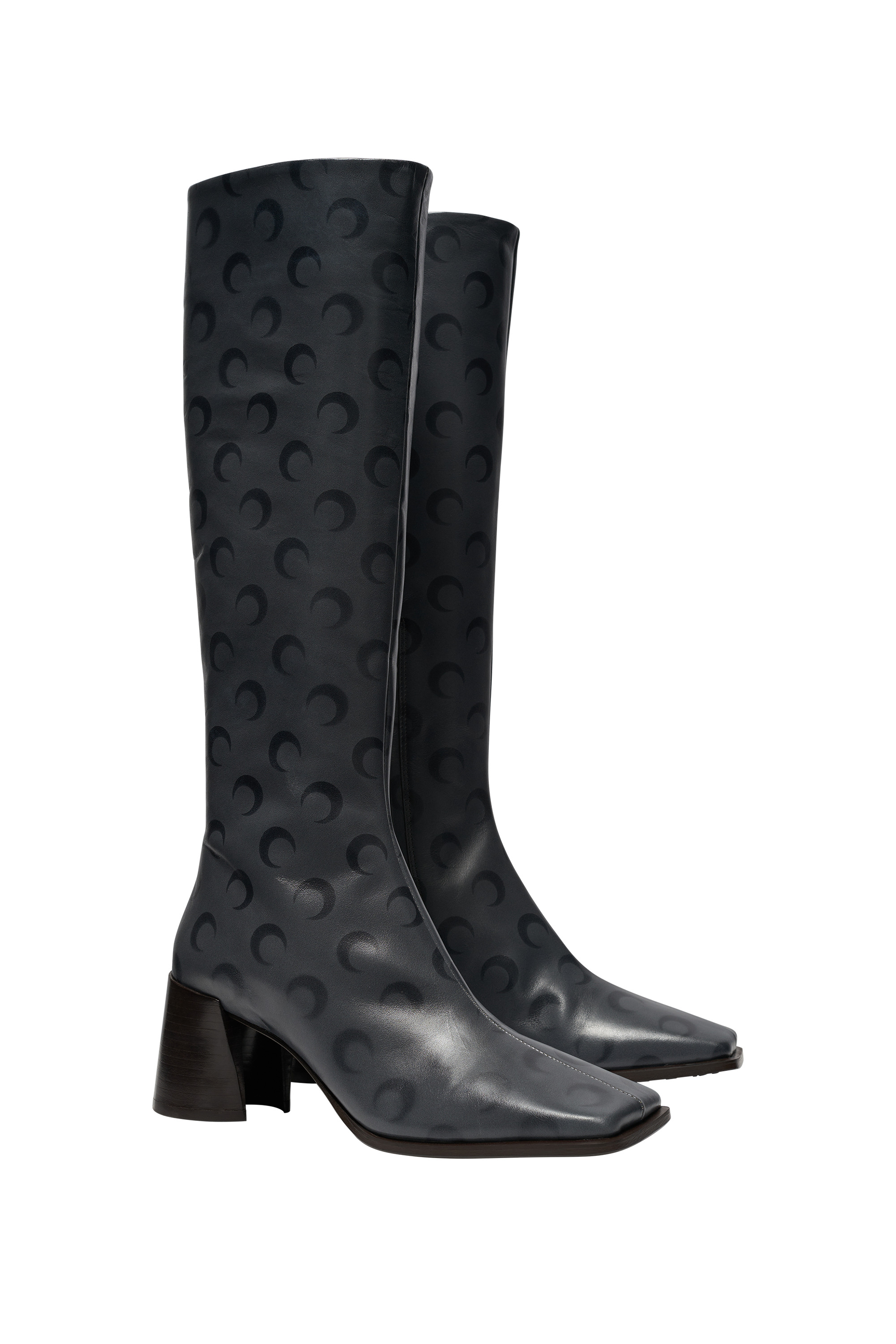 Moon Airbrushed Leather Ms Block High - 2