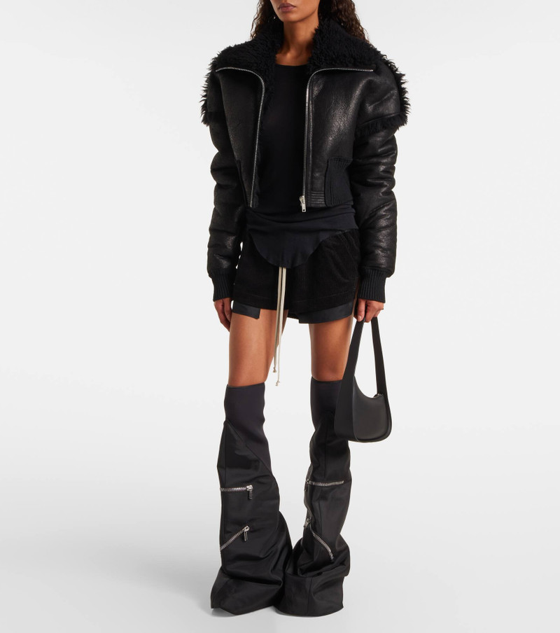 Rick Owens Zipper-detail over-the-knee boots outlook