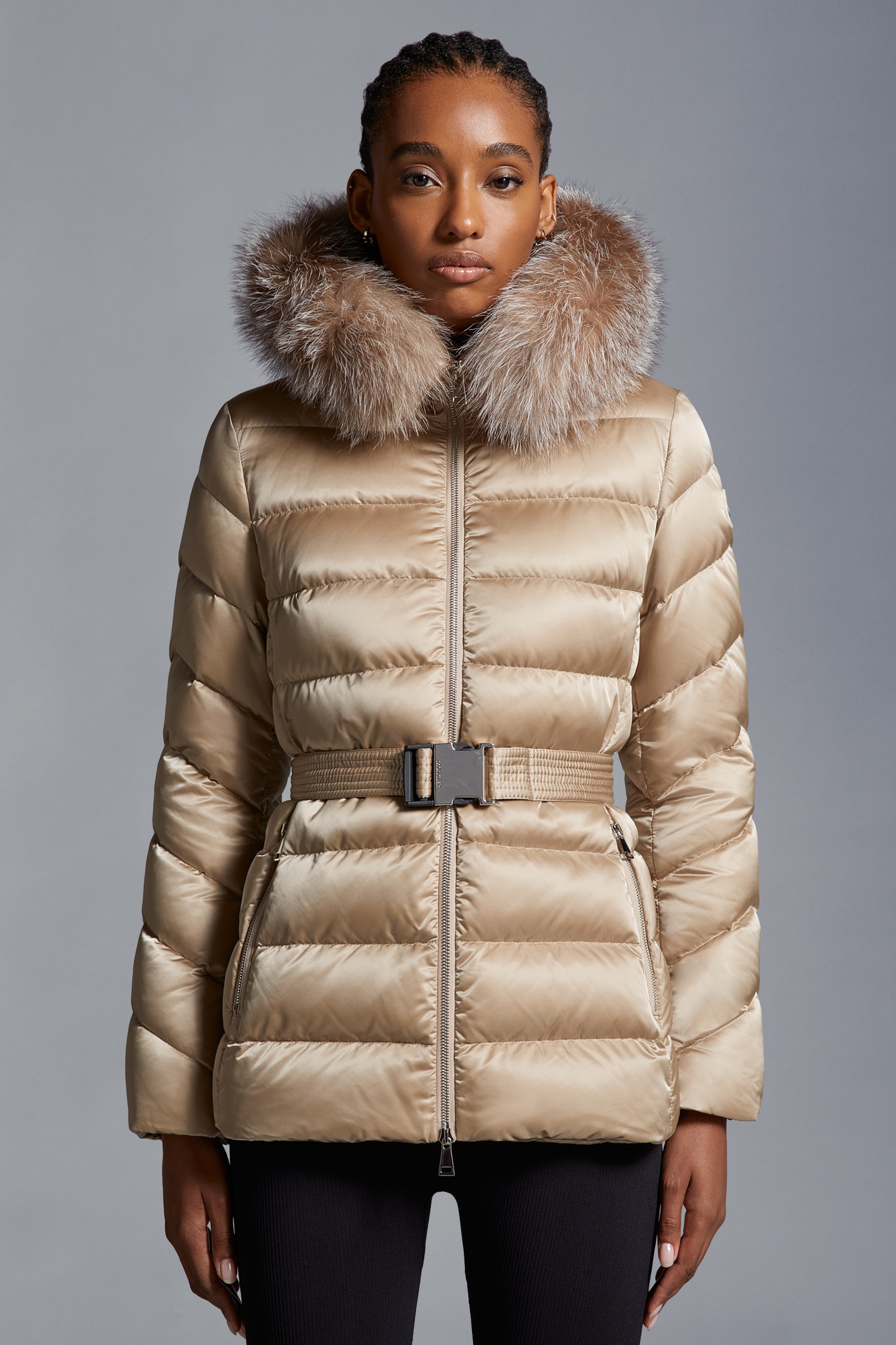 Moncler fur trim jacket best sale