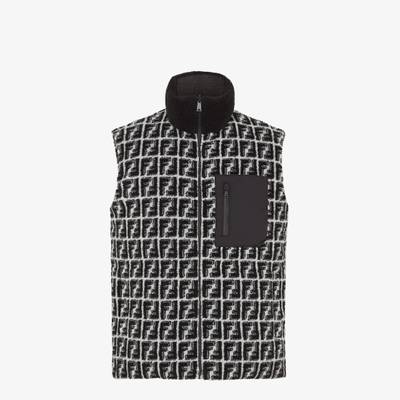 FENDI Black fabric reversible vest outlook