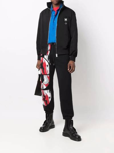 GCDS logo-print cotton track pants outlook