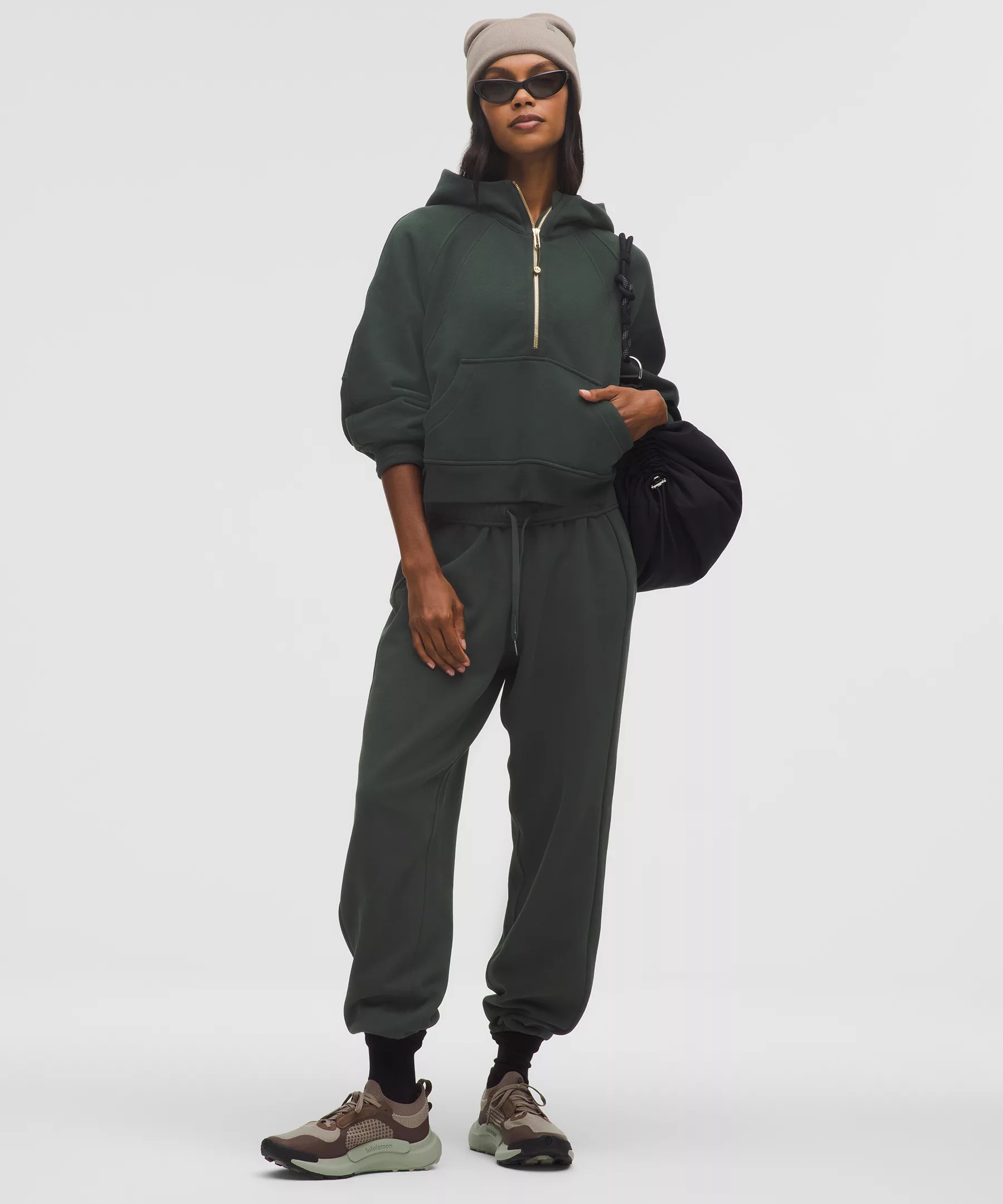 Scuba Oversized Half-Zip Hoodie - 2