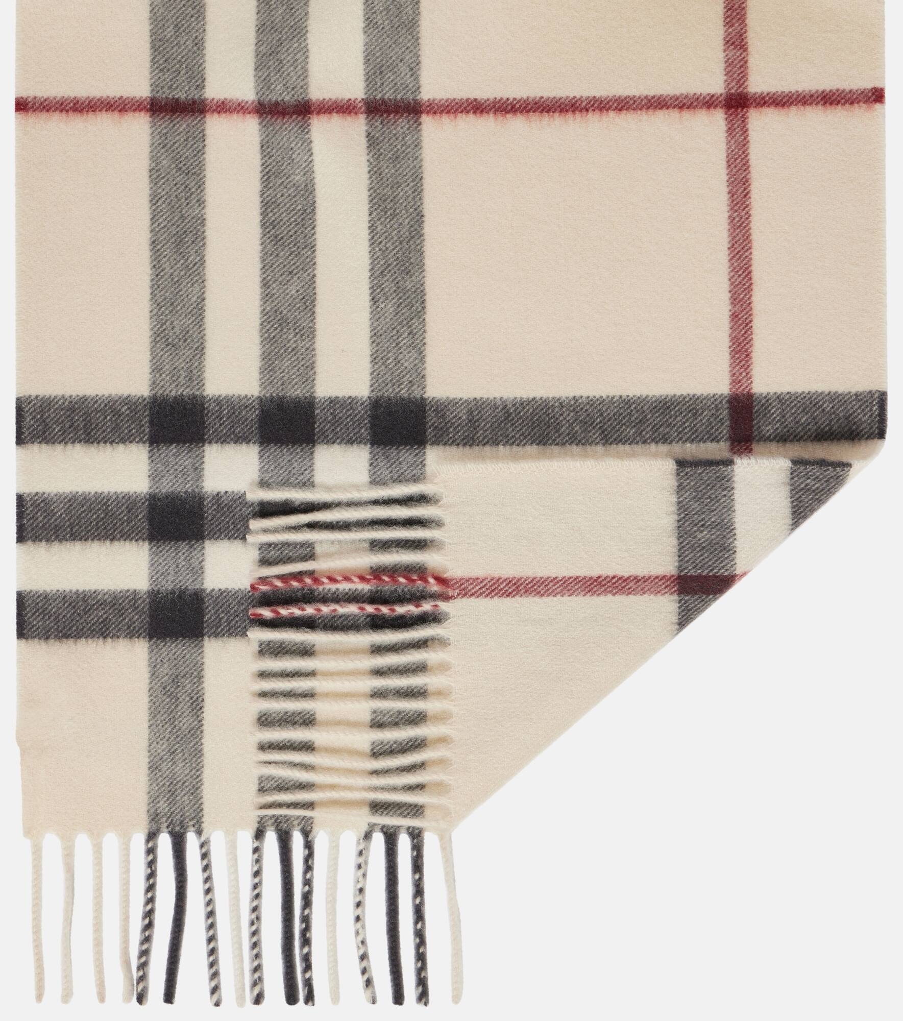 Giant Check cashmere scarf - 5