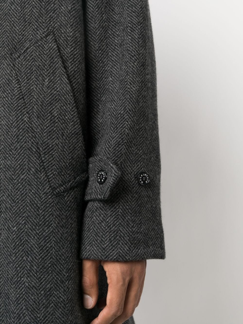 Soho herringbone wool coat - 5