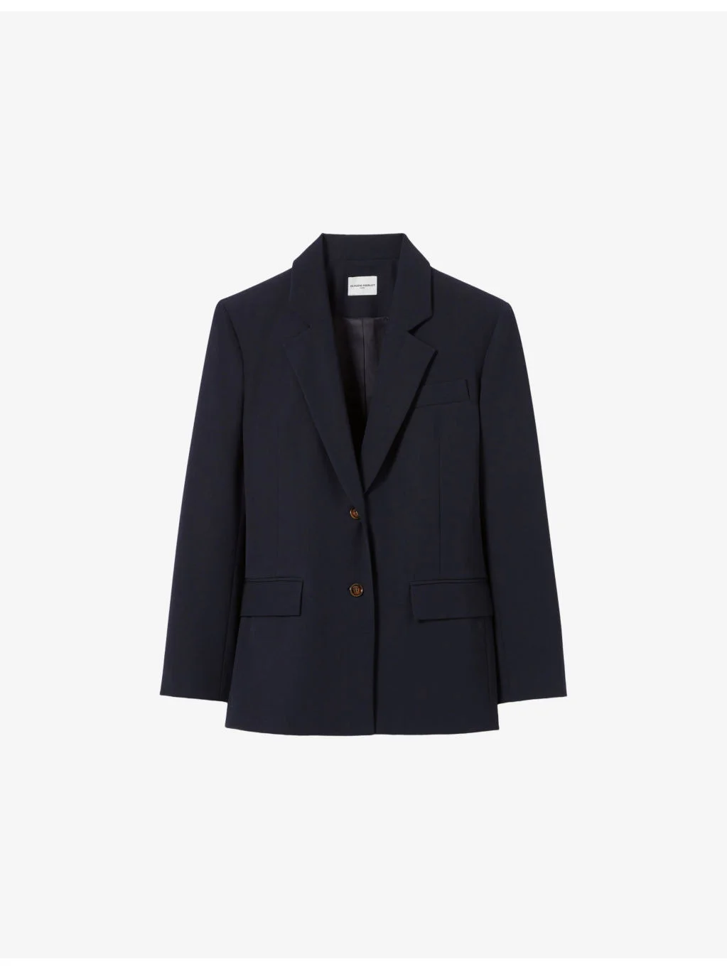 Notch-Lapel Single-Breasted Woven Blazer - 1