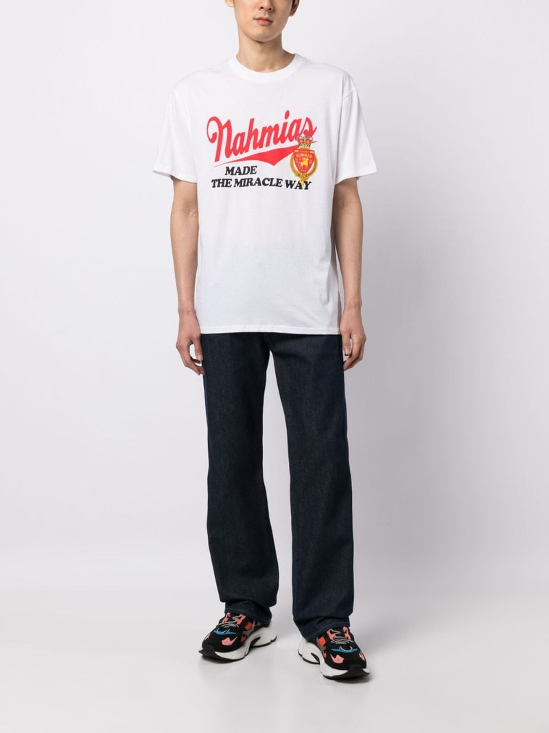NAHMIAS logo-print cotton T-shirt outlook