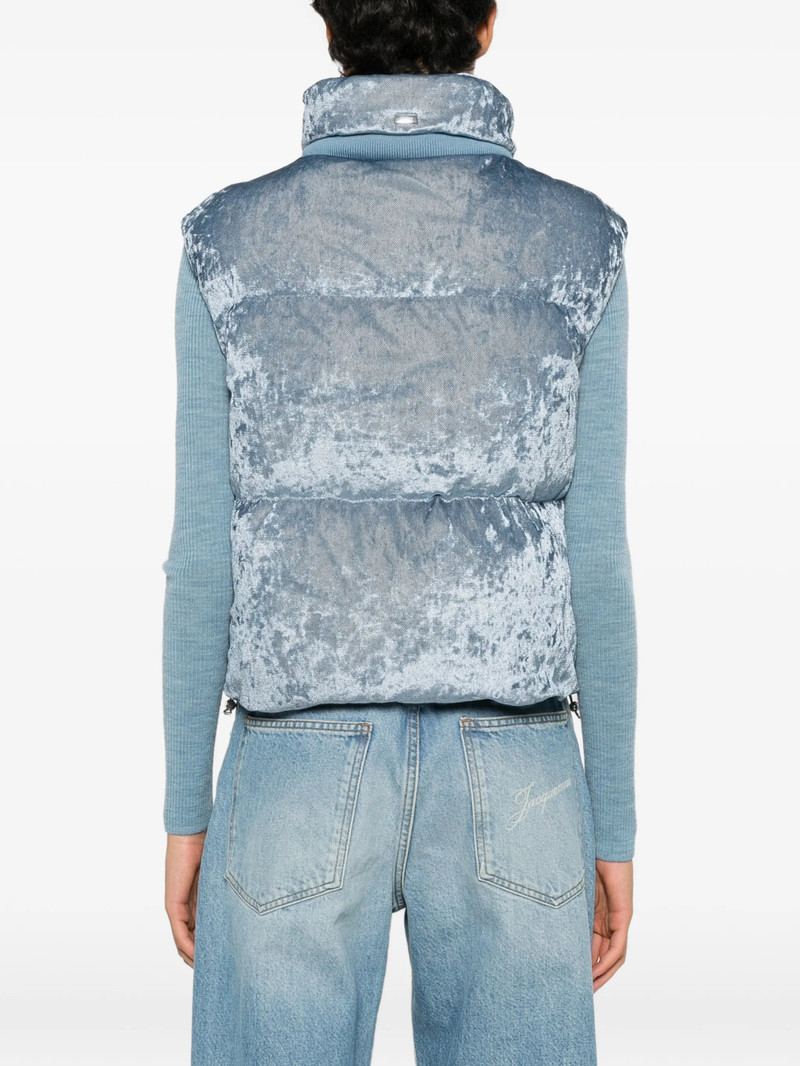 Herno Herno Quilted Velvet Zip-up Gilet outlook
