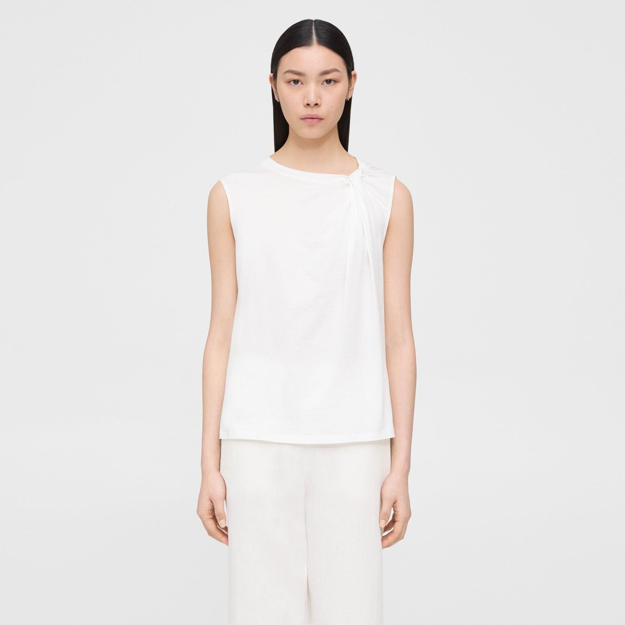 Twisted Tank Top in Organic Cotton - 2