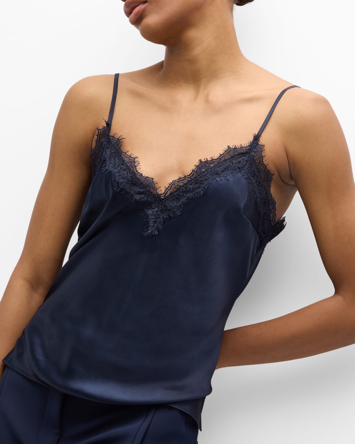 Ciarlo Sleeveless Lace-Trim Top - 7