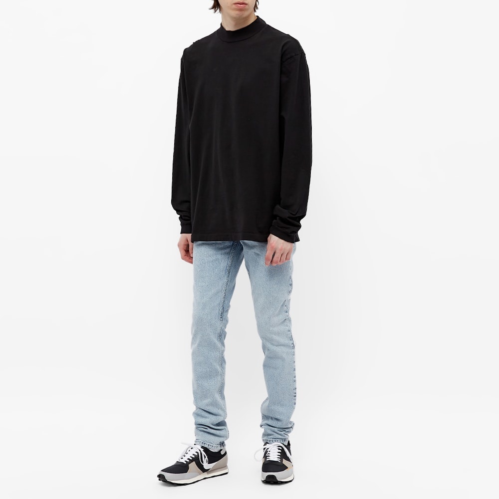 John Elliott Long Sleeve 900 Mock Tee - 5