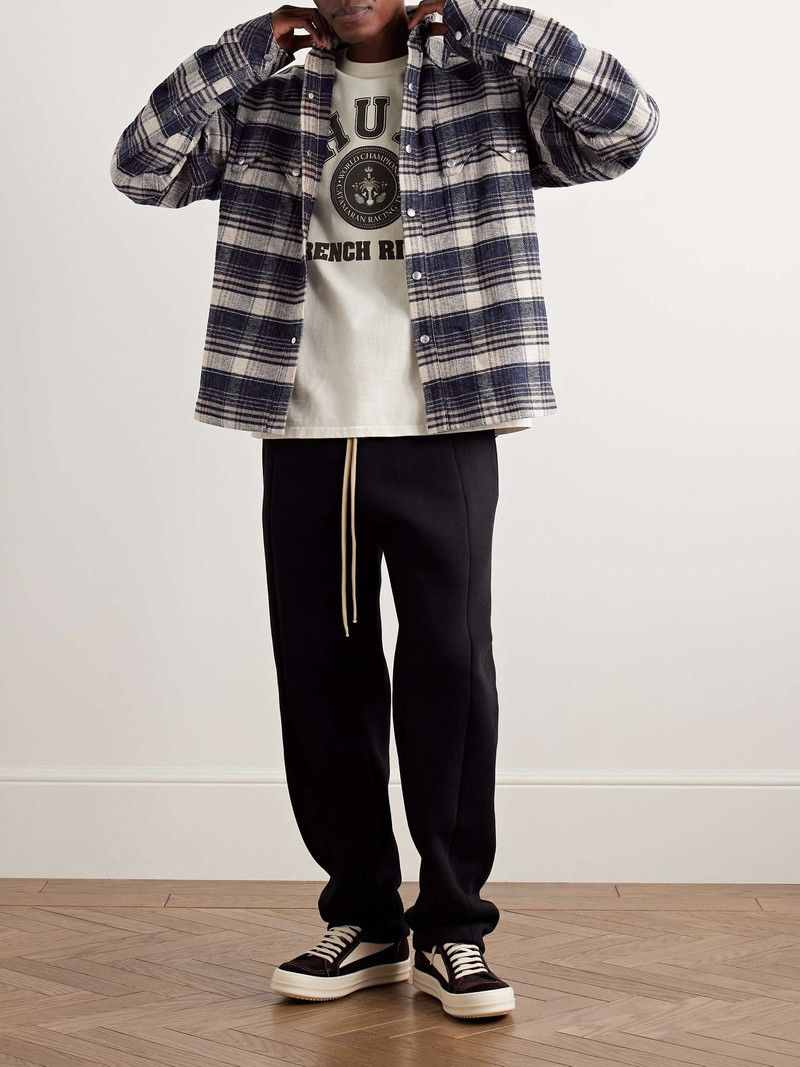 Rhude Checked Cotton-Flannel Overshirt outlook