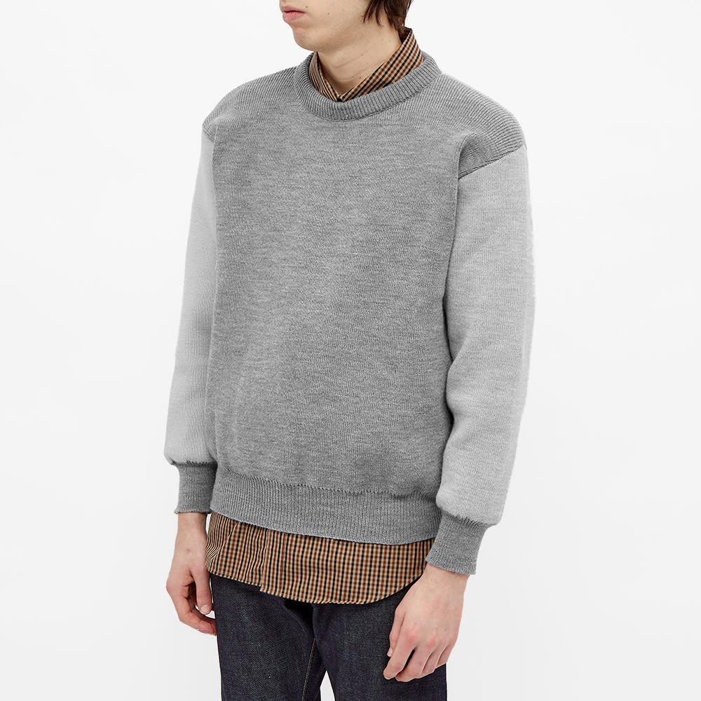 Comme des Garcons SHIRT Contrast Panel Crew Knit - 5