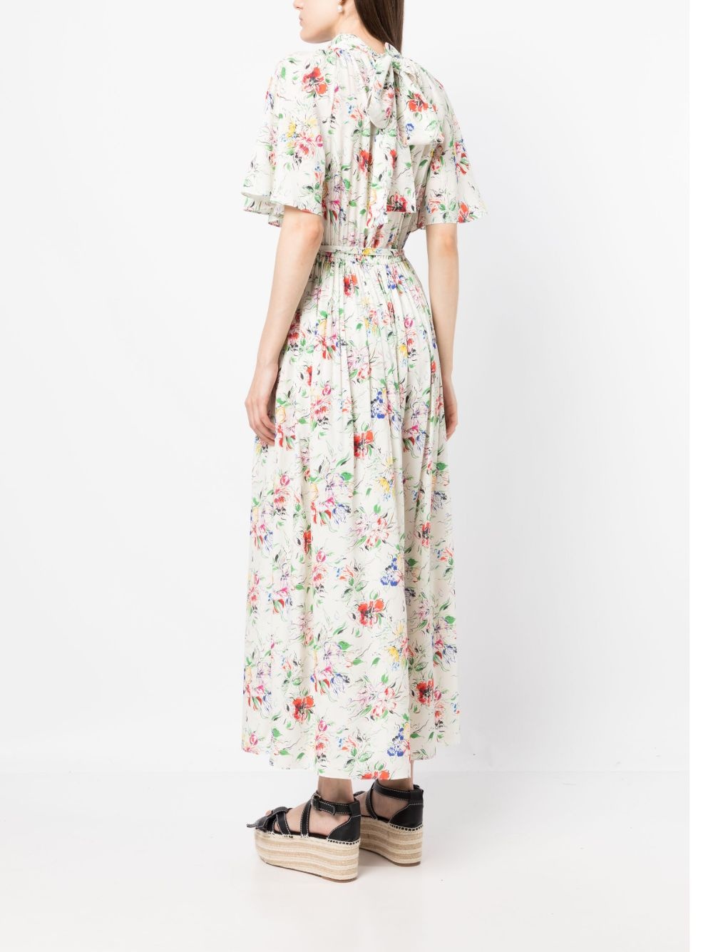 floral-print maxi dress - 4