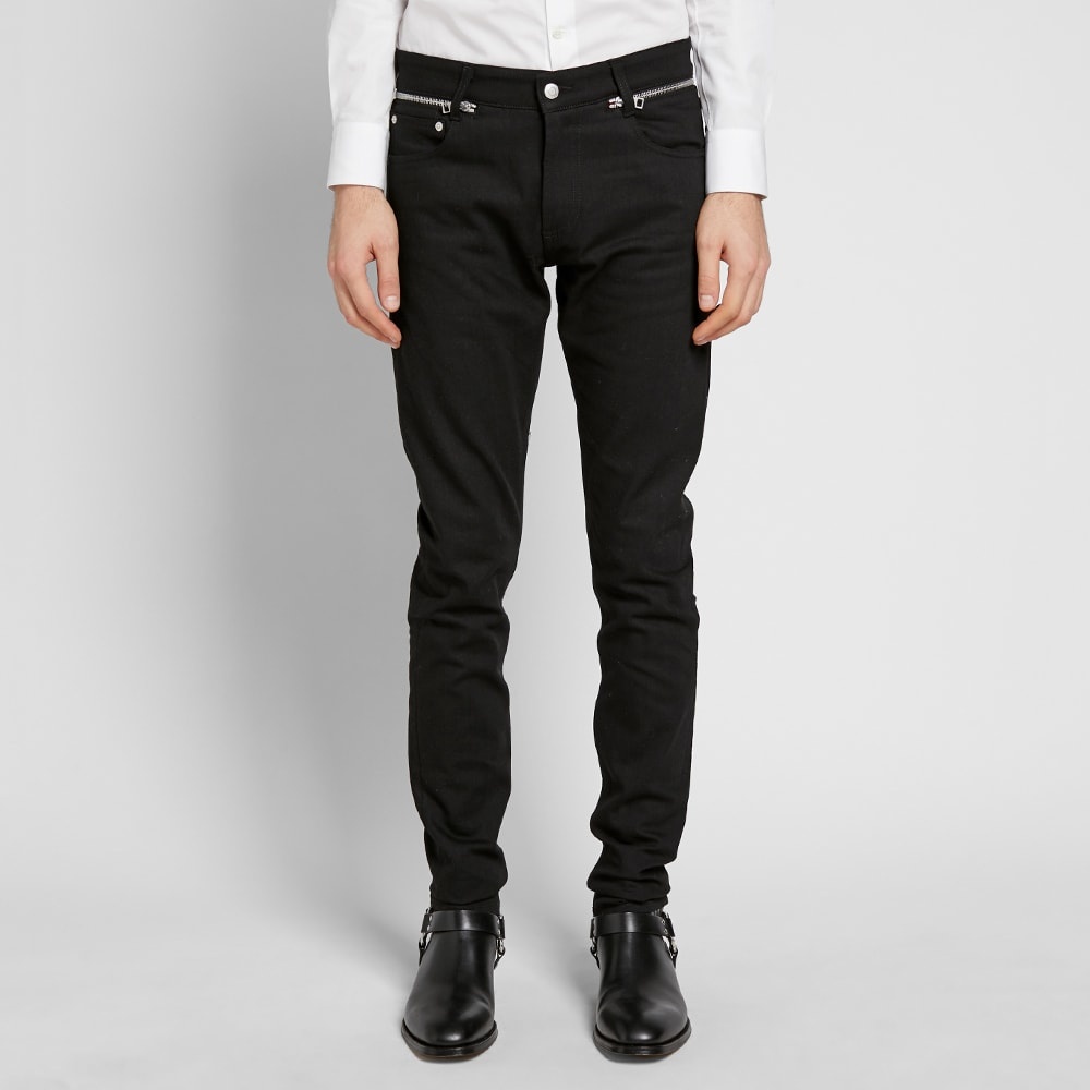 Alexander McQueen Zip Waistband Jean - 5