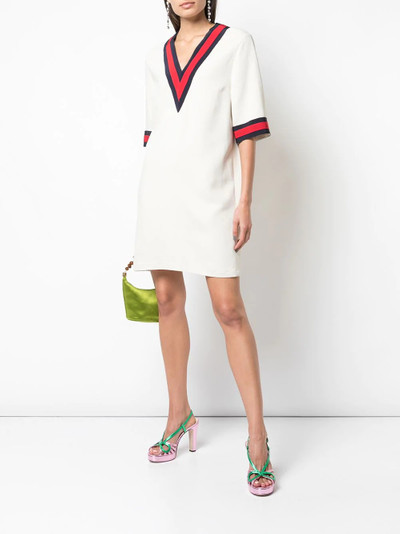 GUCCI Web stripe trim dress outlook