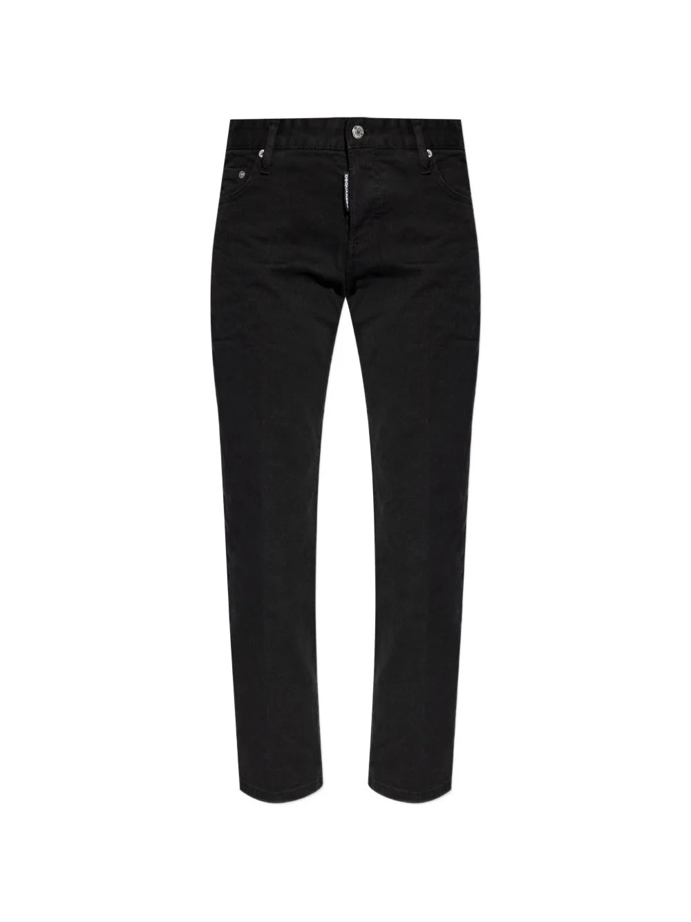 Teddy silver-tone button jeans - 1