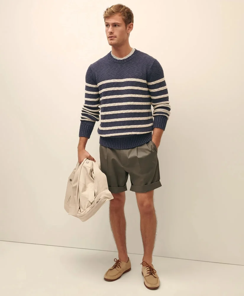 8" Pleat Front Advantage Chino® Shorts - 1
