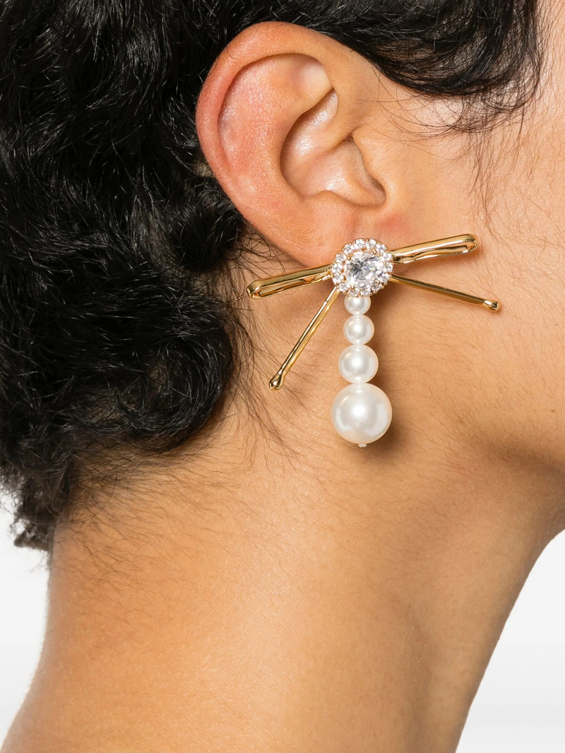 SHUSHU/TONG Shushu/tong Pearl Embellished Earrings outlook