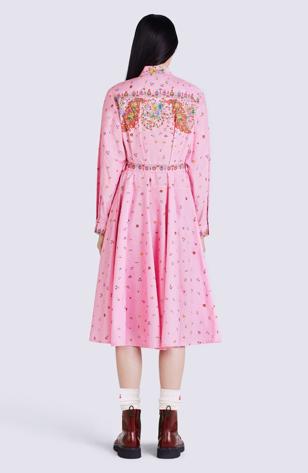 'Paisley Flower' shirt dress - 3