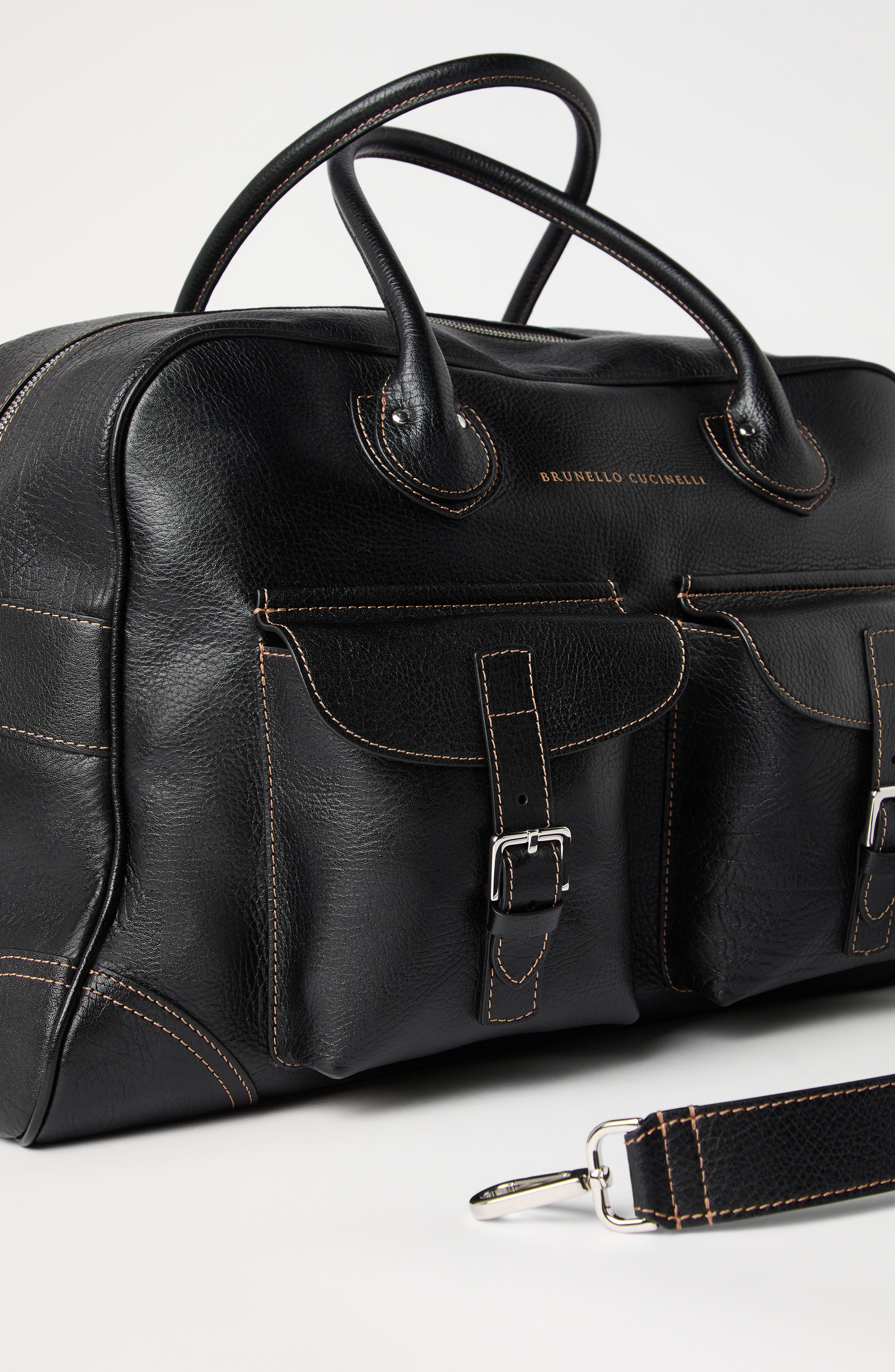Brunello Cucinelli Weekender bag in Black at Nordstrom - 4