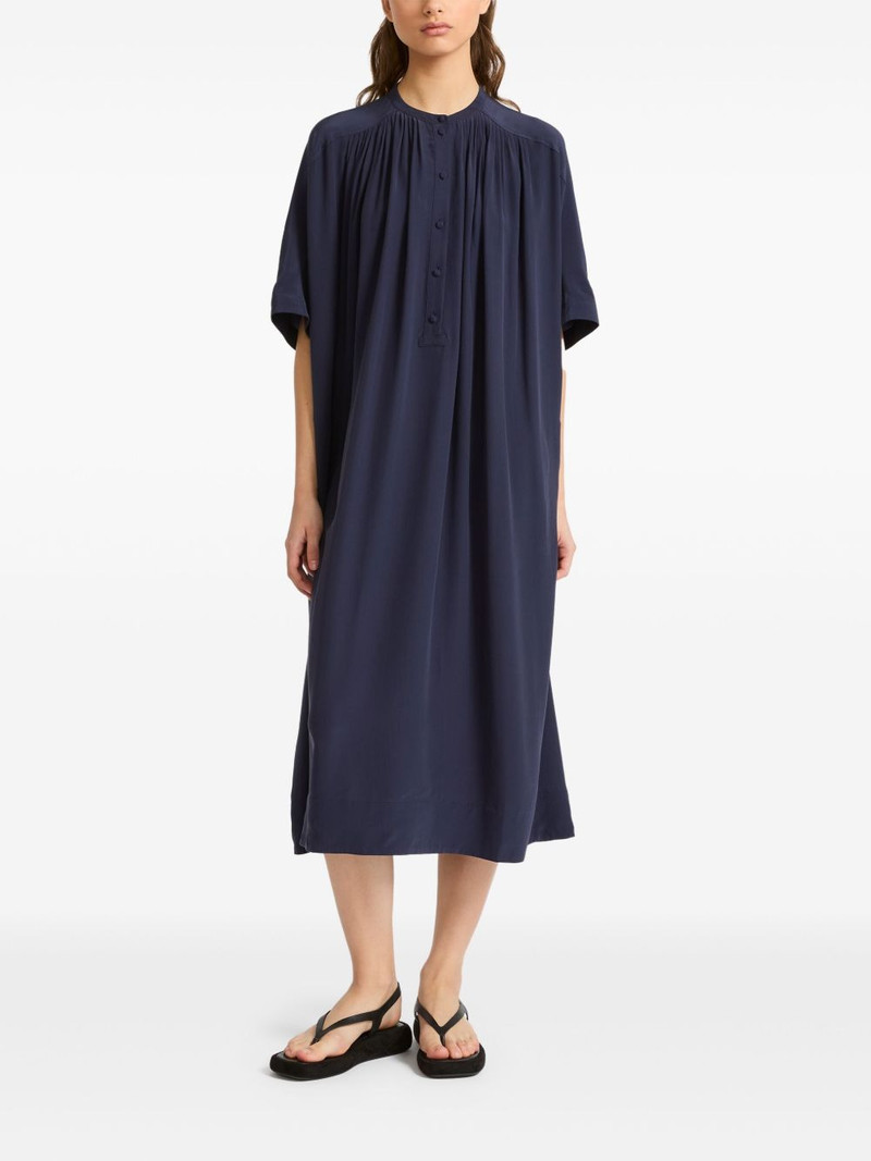 Yves Salomon silk kaftan dress outlook