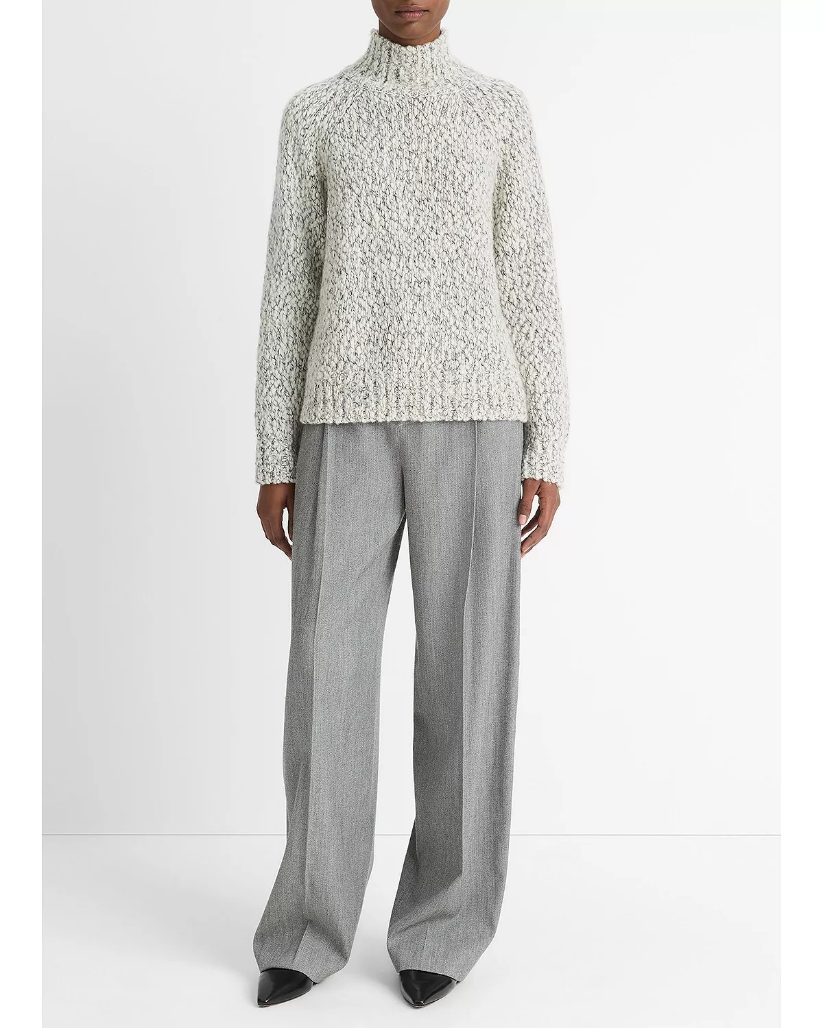 Tonal Marl Textured Sweater - 2