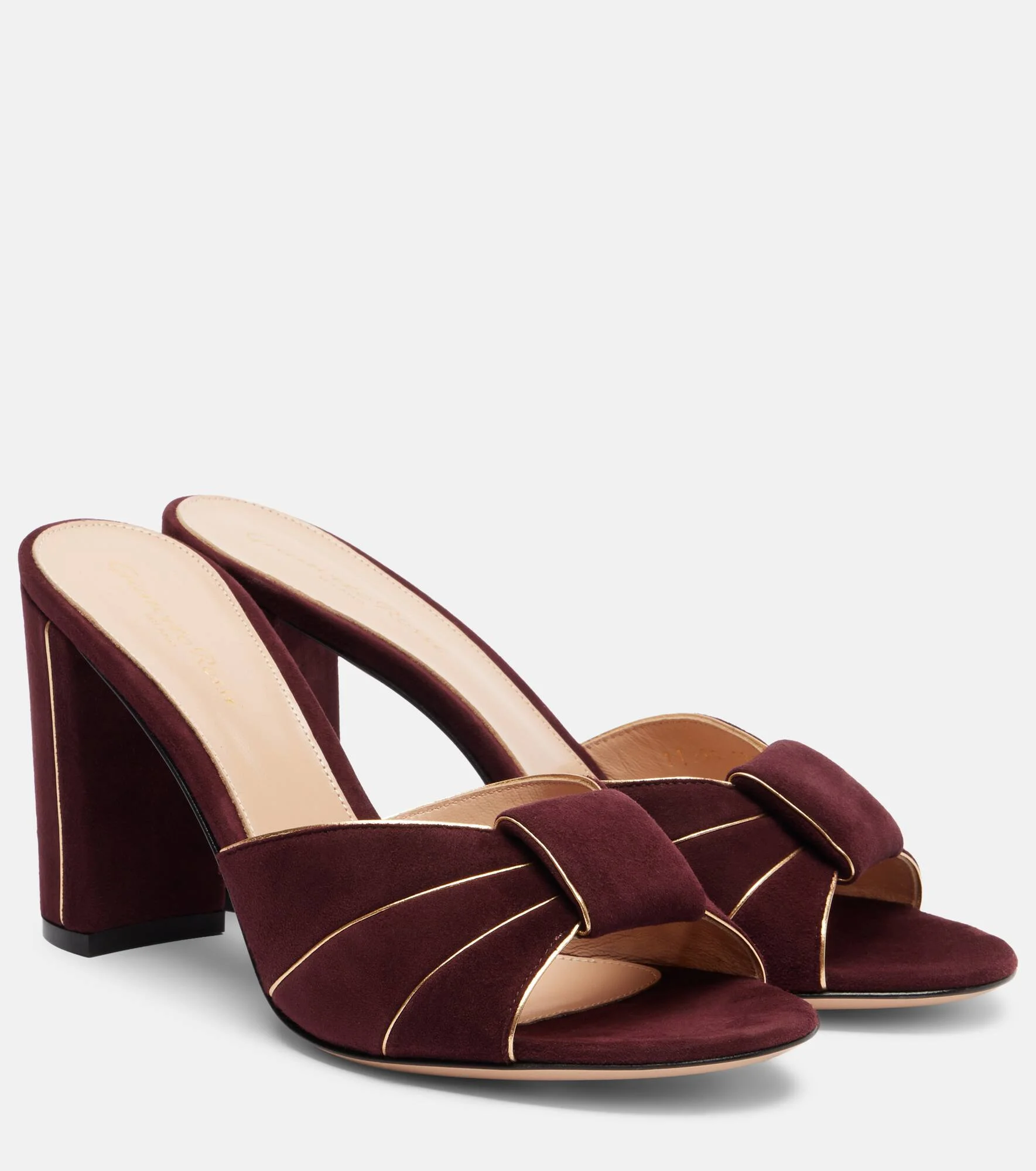Suede mules - 1