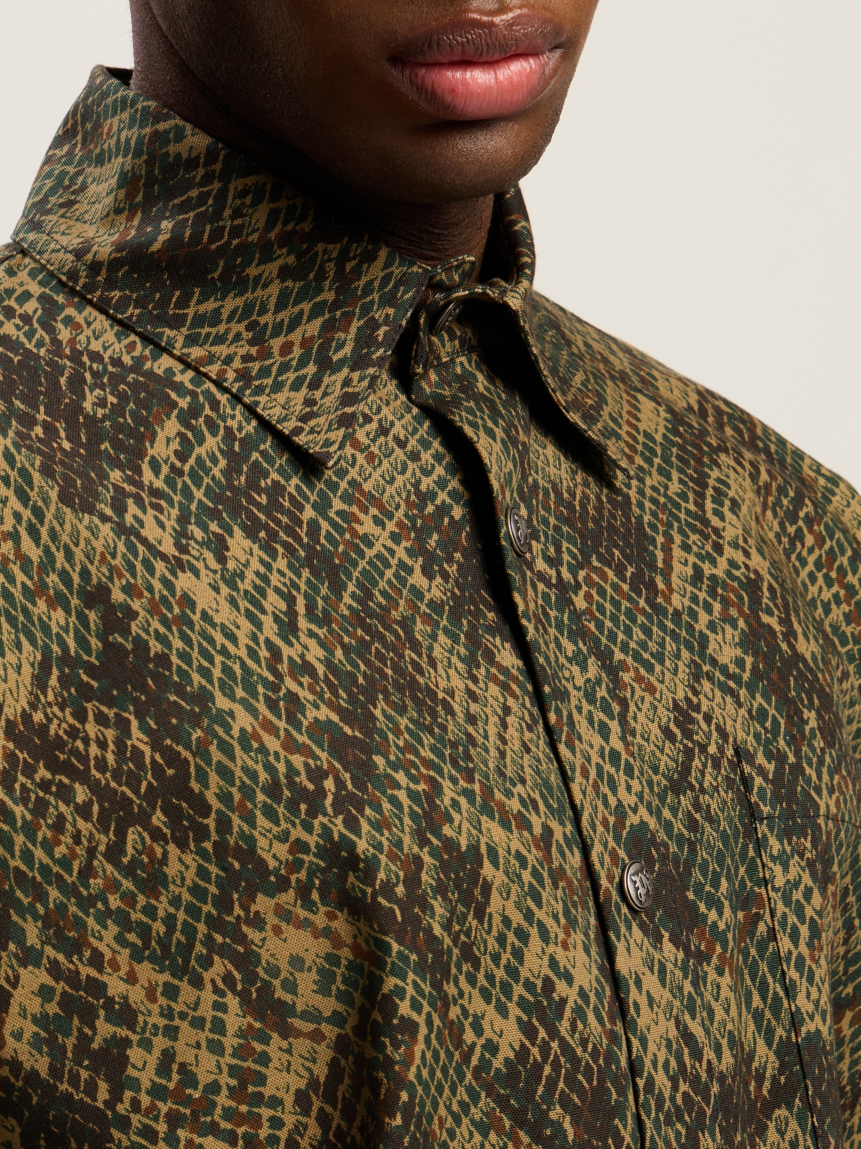 Classic Logo Snake Overshirt - 6