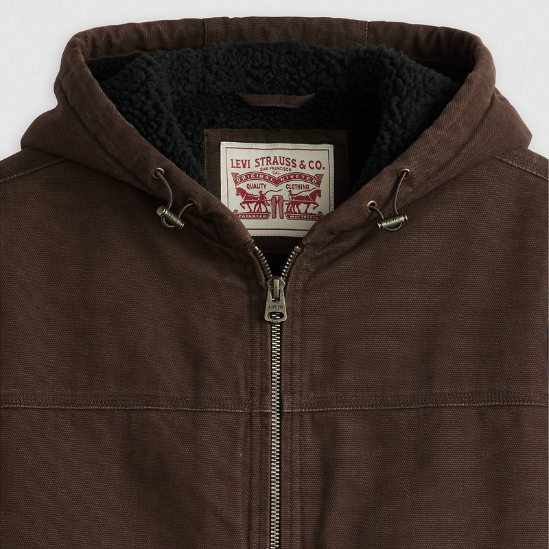 SHERPA LINED HOODED JACKET 4