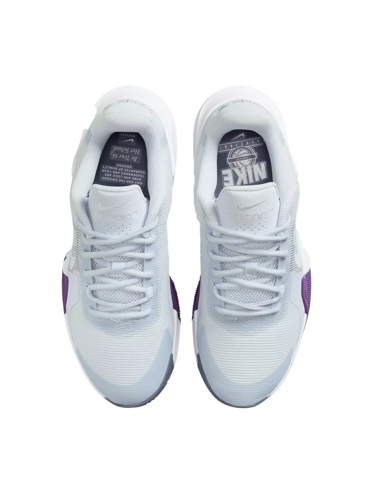Air Max Impact 4 "Football Grey/White/Barley Grape/Platinum Violet" Women's Basketball Shoe - 3