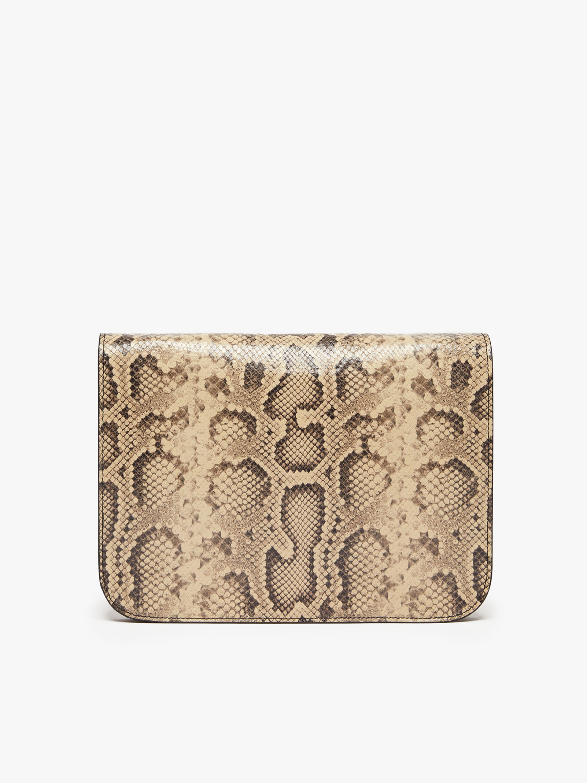 LIANA Medium envelope bag with python print - 3