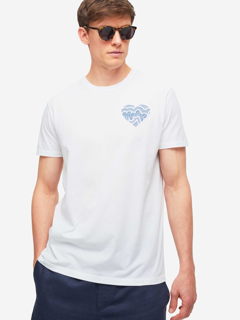 Men's T-Shirt Ripley 12 Pima Cotton Blue - 5