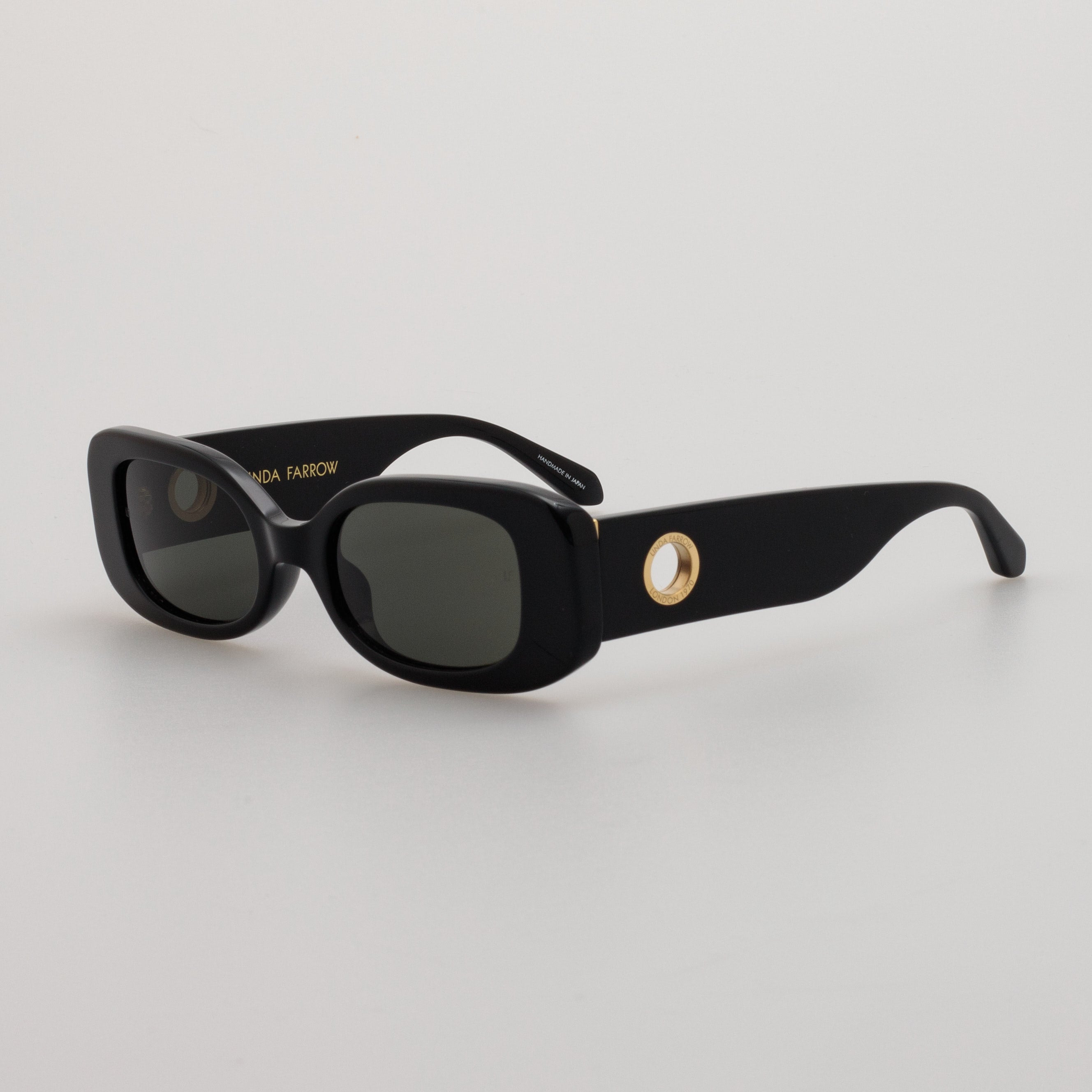 THE LOLA | RECTANGULAR SUNGLASSES IN BLACK (C1) - 3