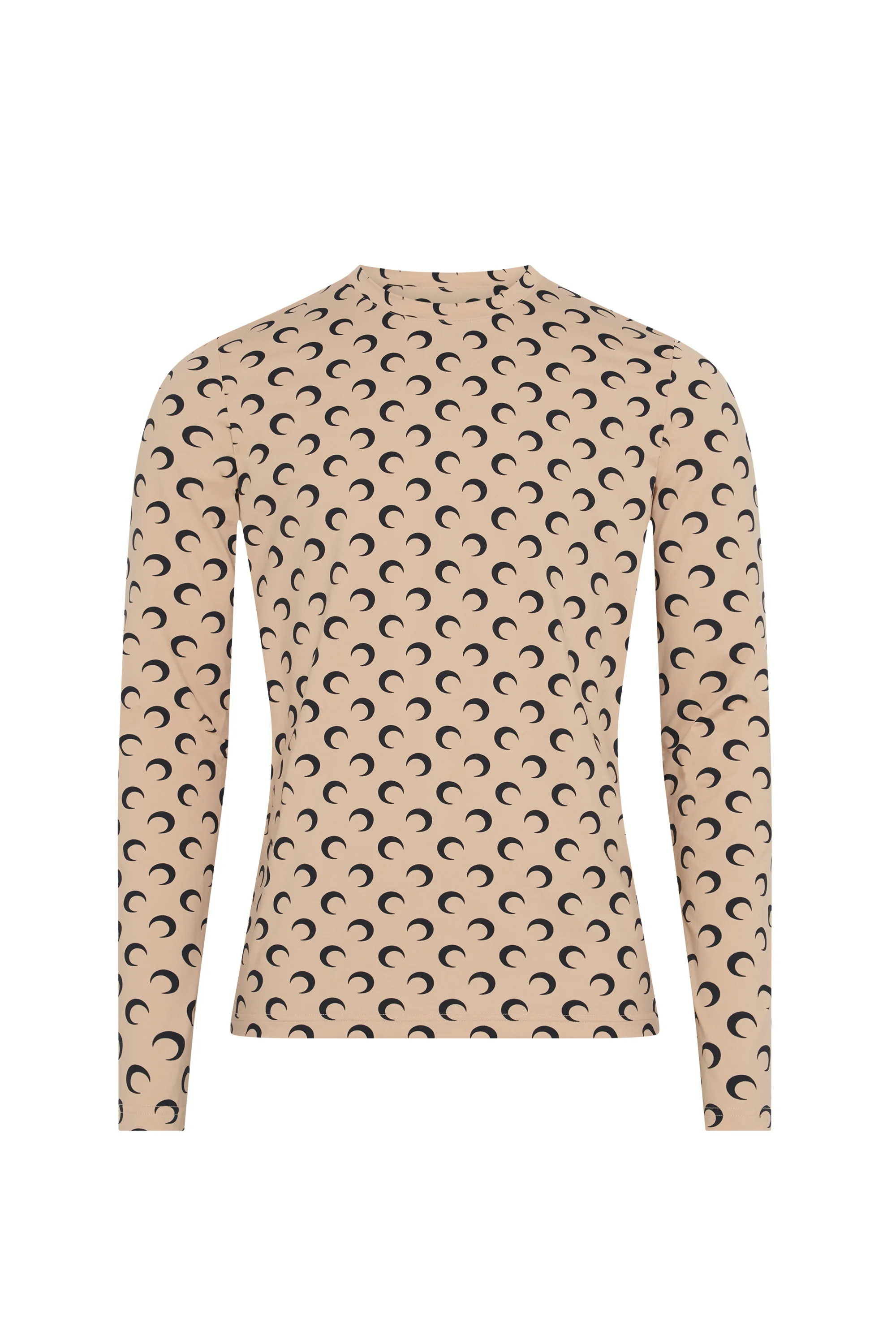 Regenerated All Over Moon Jersey Second Skin Top - 1