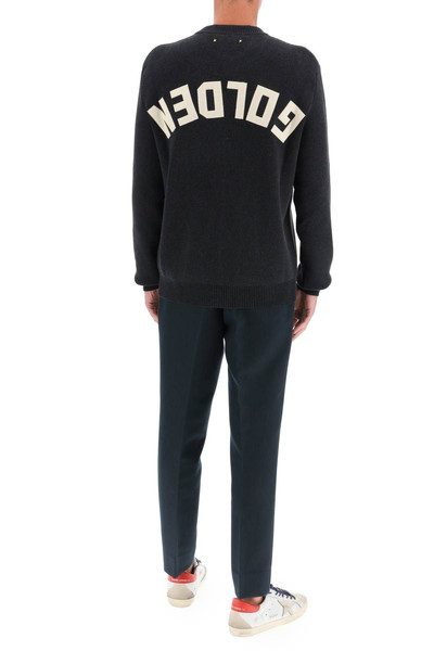 Golden Goose DAVIS COTTON SWEATER WITH LOGO outlook