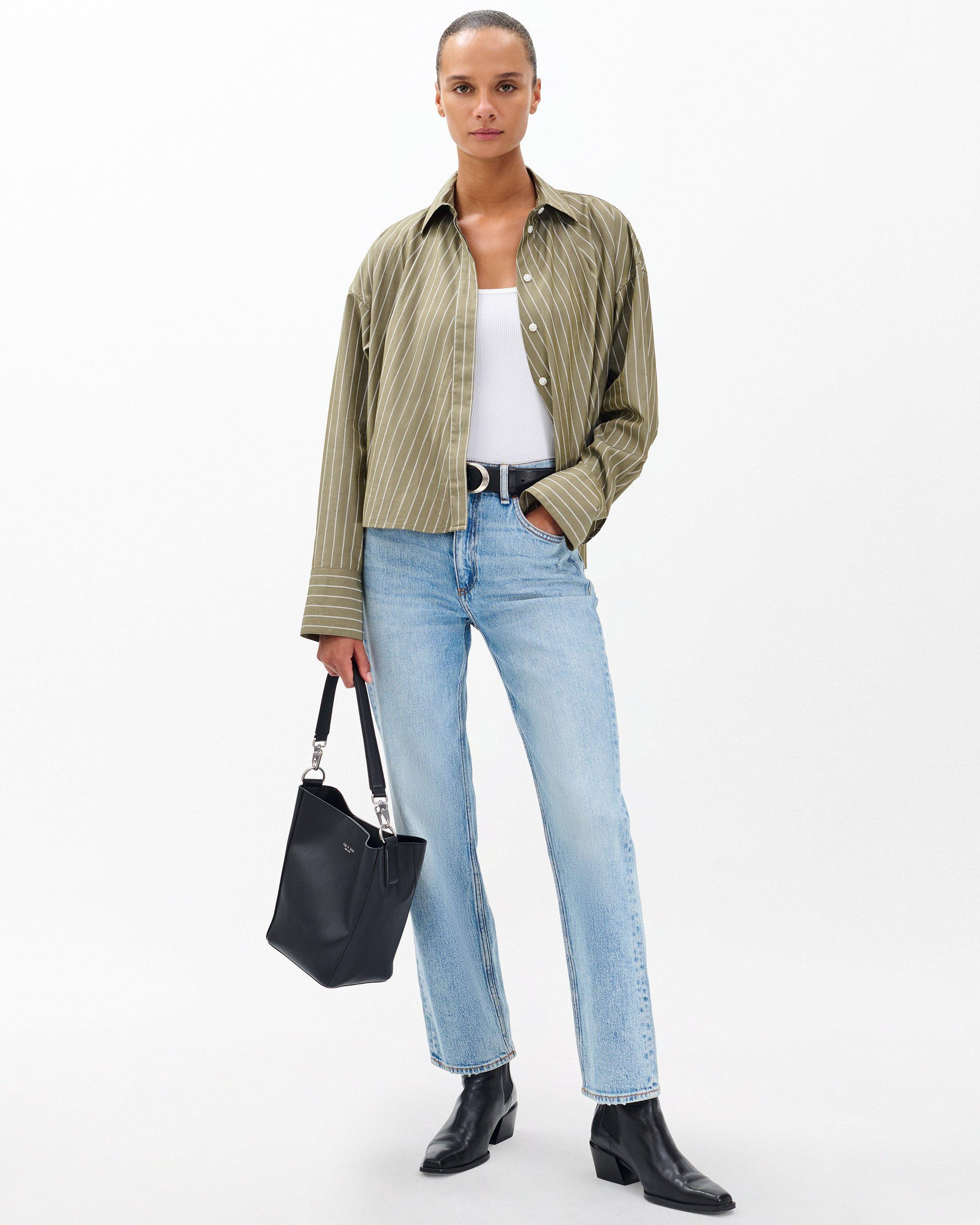 Martha Striped Poplin Shirt - 3