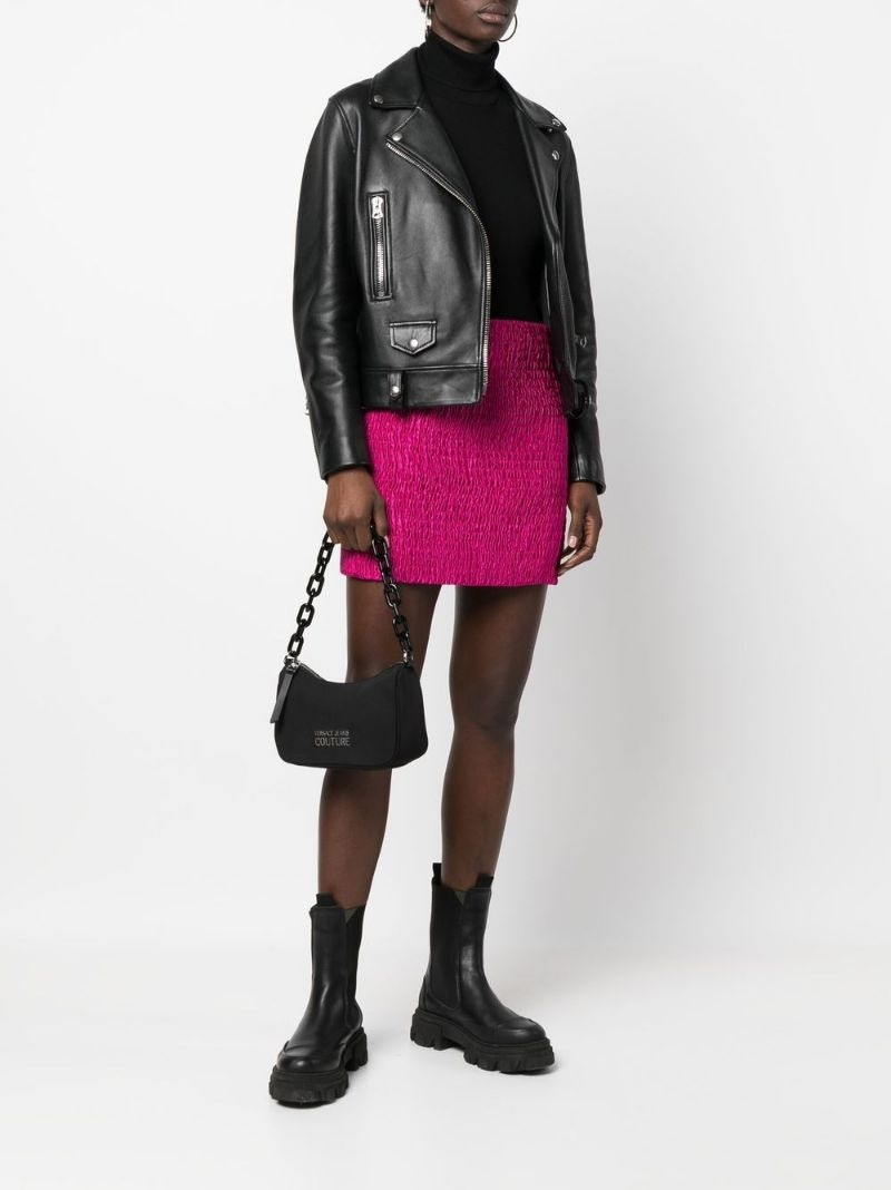 VERSACE JEANS COUTURE Range M logo-print shoulder bag outlook