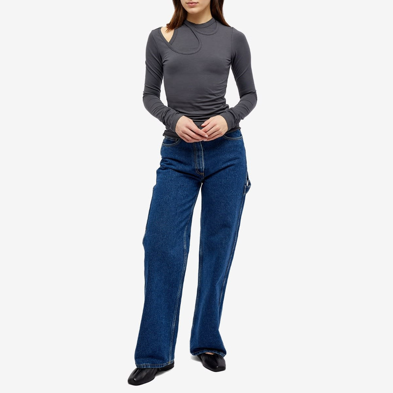 LOW CLASSIC Low Classic Curve Hole Long Sleeve Top outlook