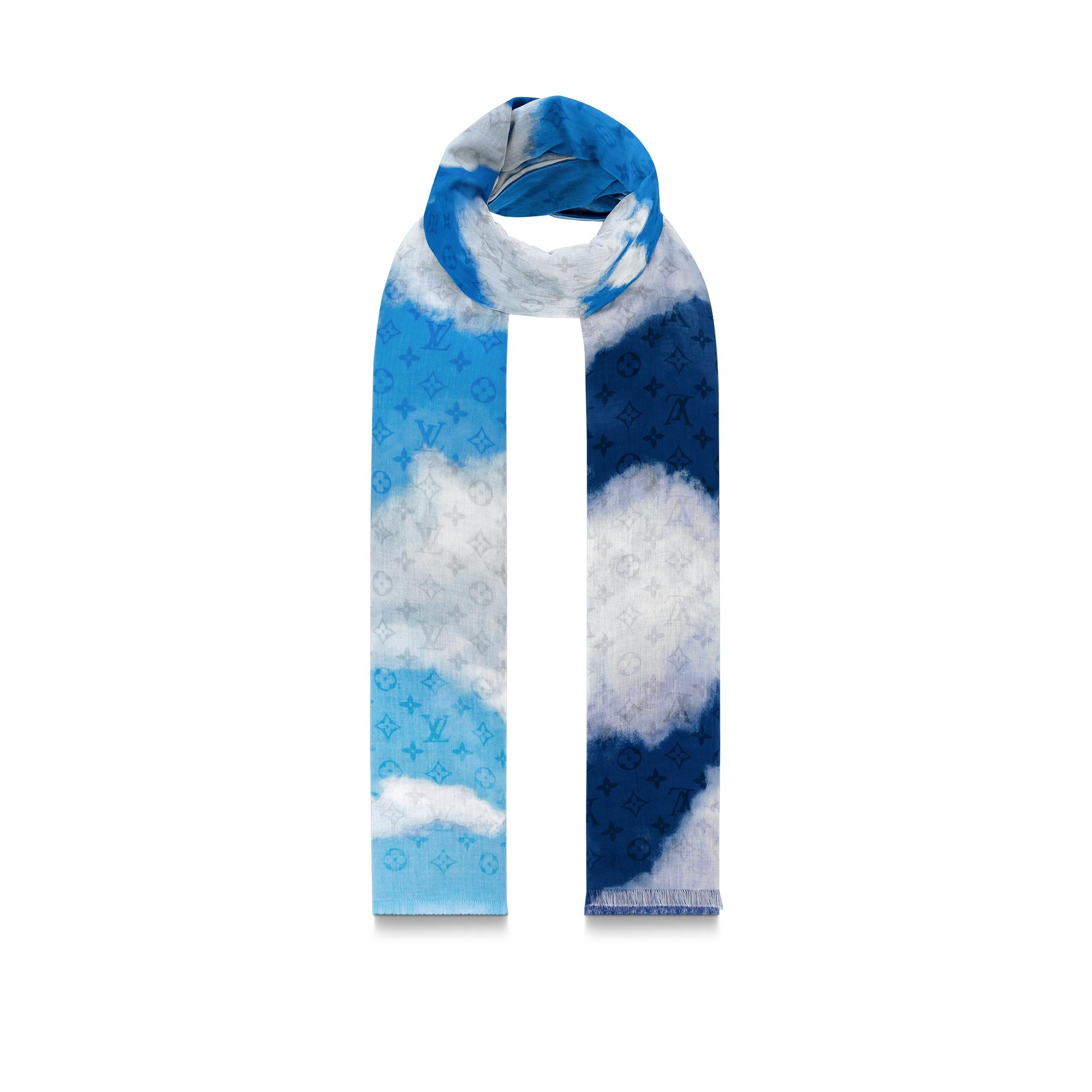 Monogram Clouds Stole - 5