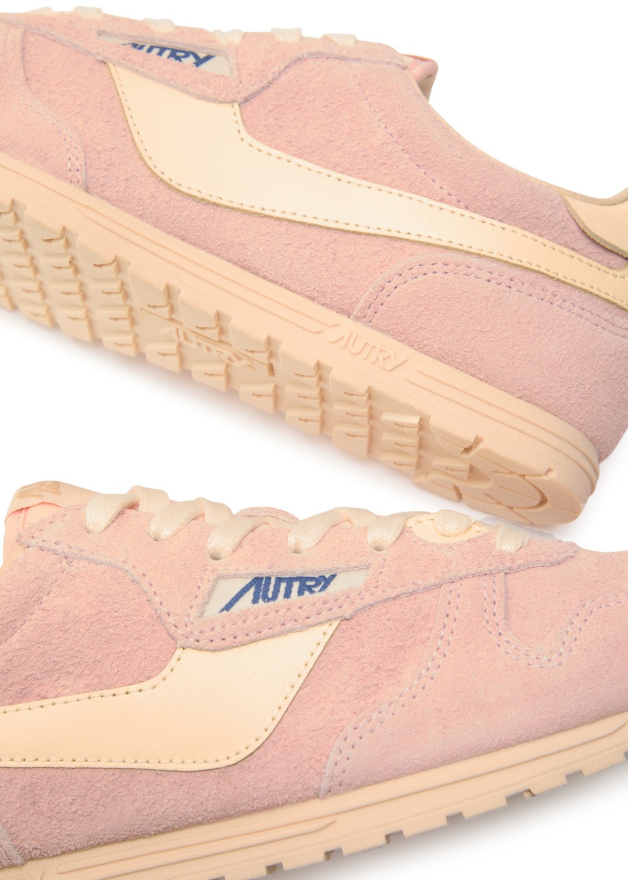 Autry Windspin Panelled Brushed Suede Sneakers - 4