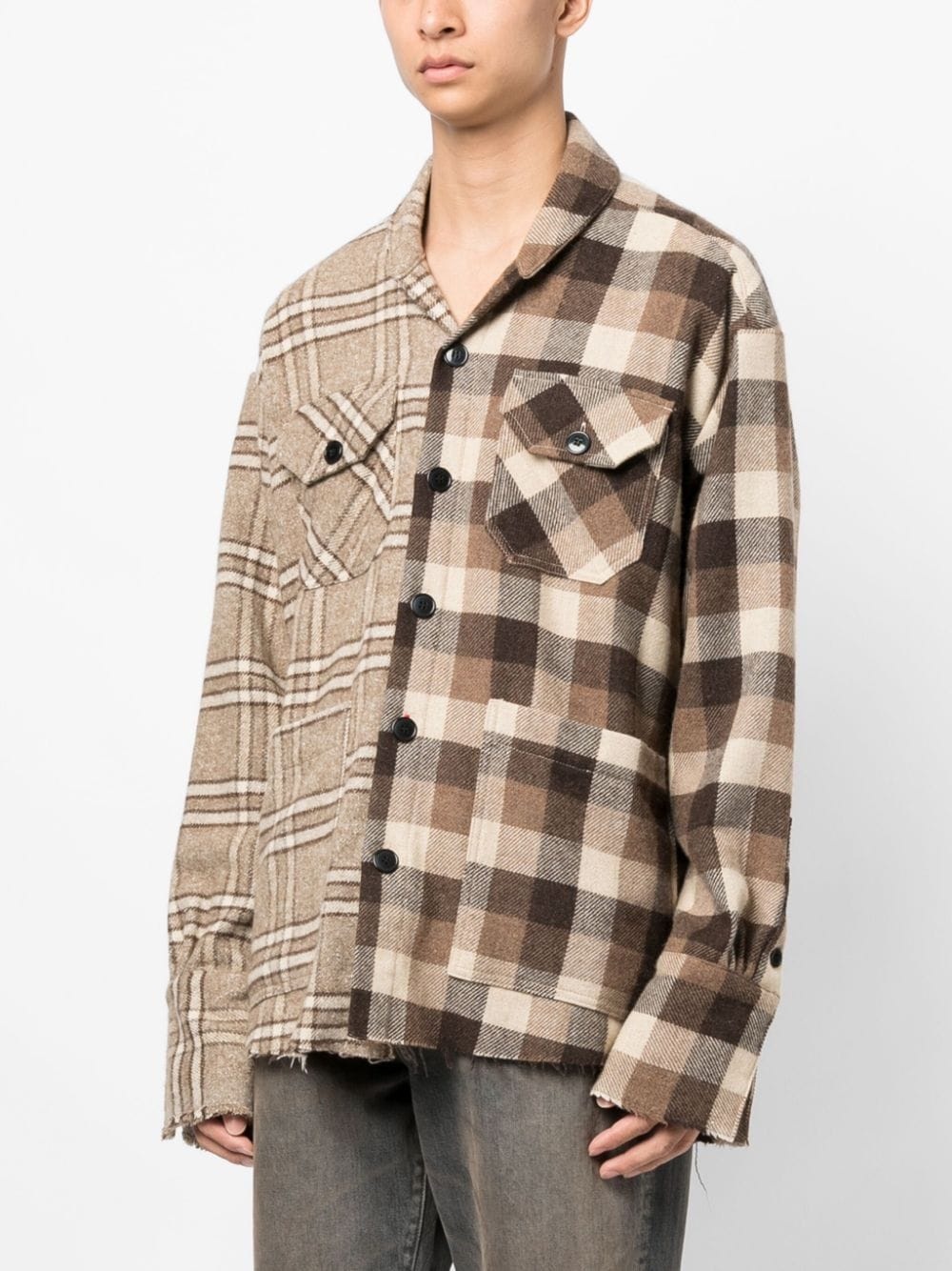 MIX-PRINT LONG-SLEEVE SHIRT - 3