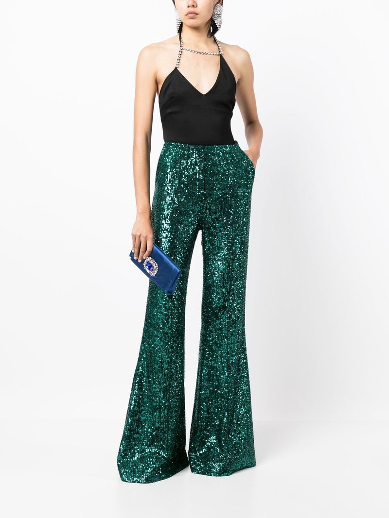 ELIE SAAB Full Paillettes Flare Pants outlook