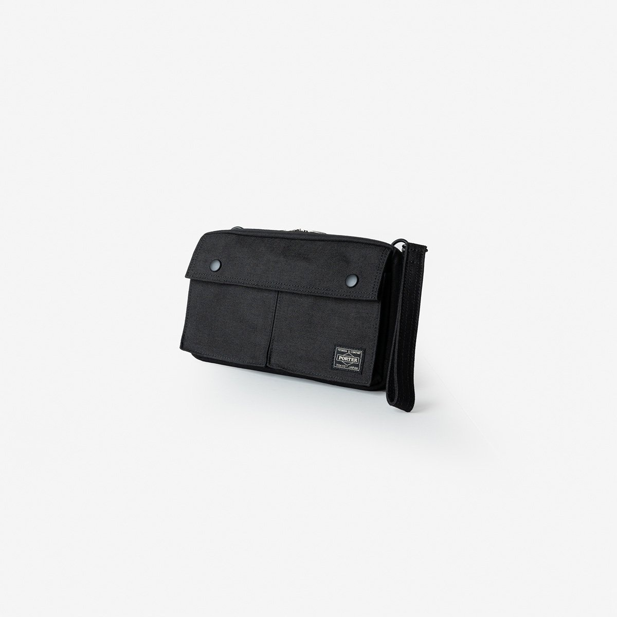 POR-SMO-SHL-BLK Porter - Yoshida & Co. - Smokey 2Way Shoulder Bag - Black - 1