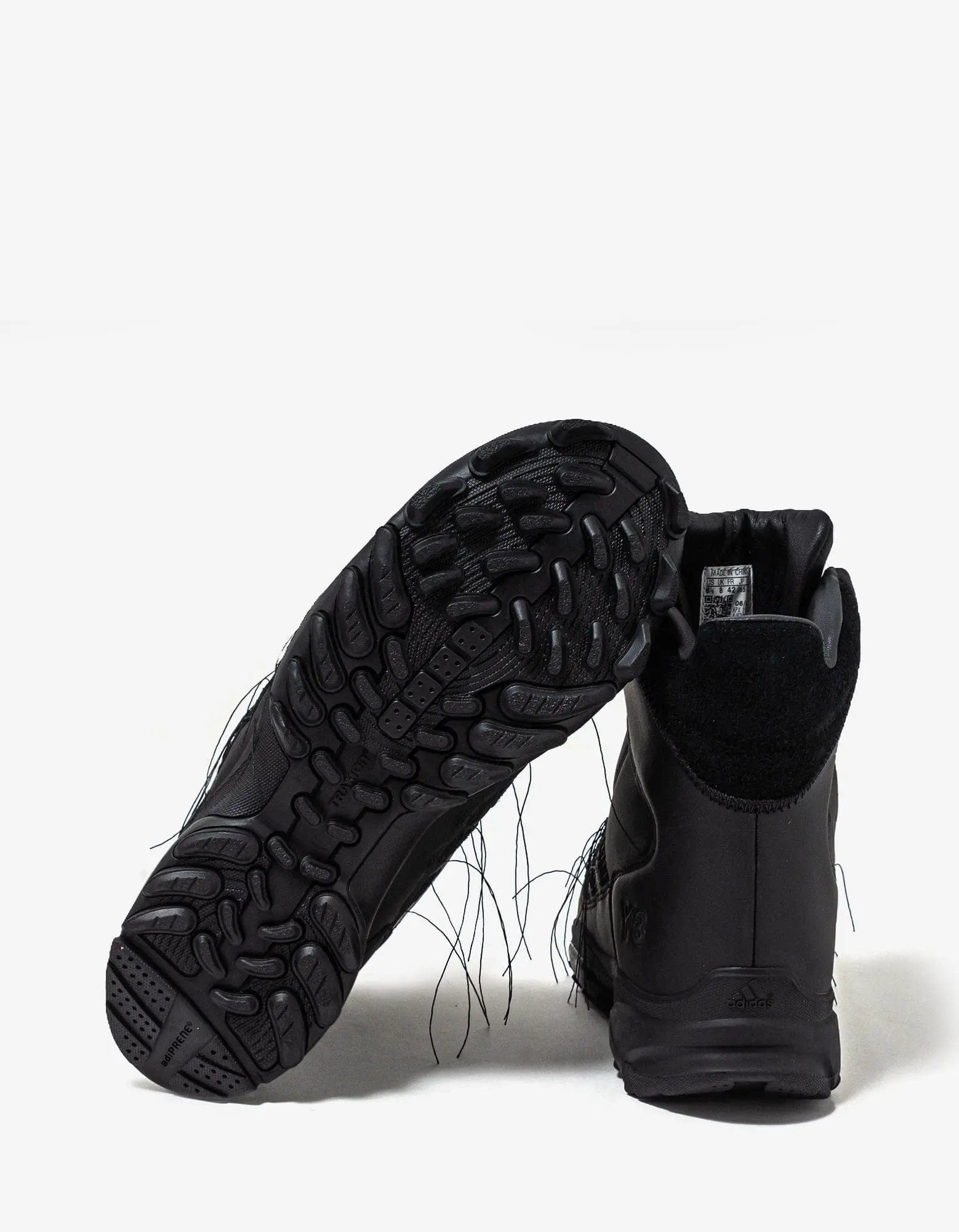 Y-3 Black Stitch Stripes GSG9 Trainers - 8