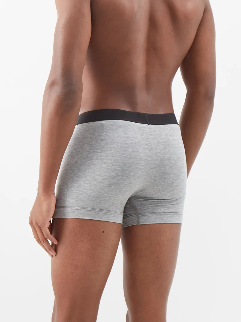 Pack of two cotton-blend boxer briefs - 5