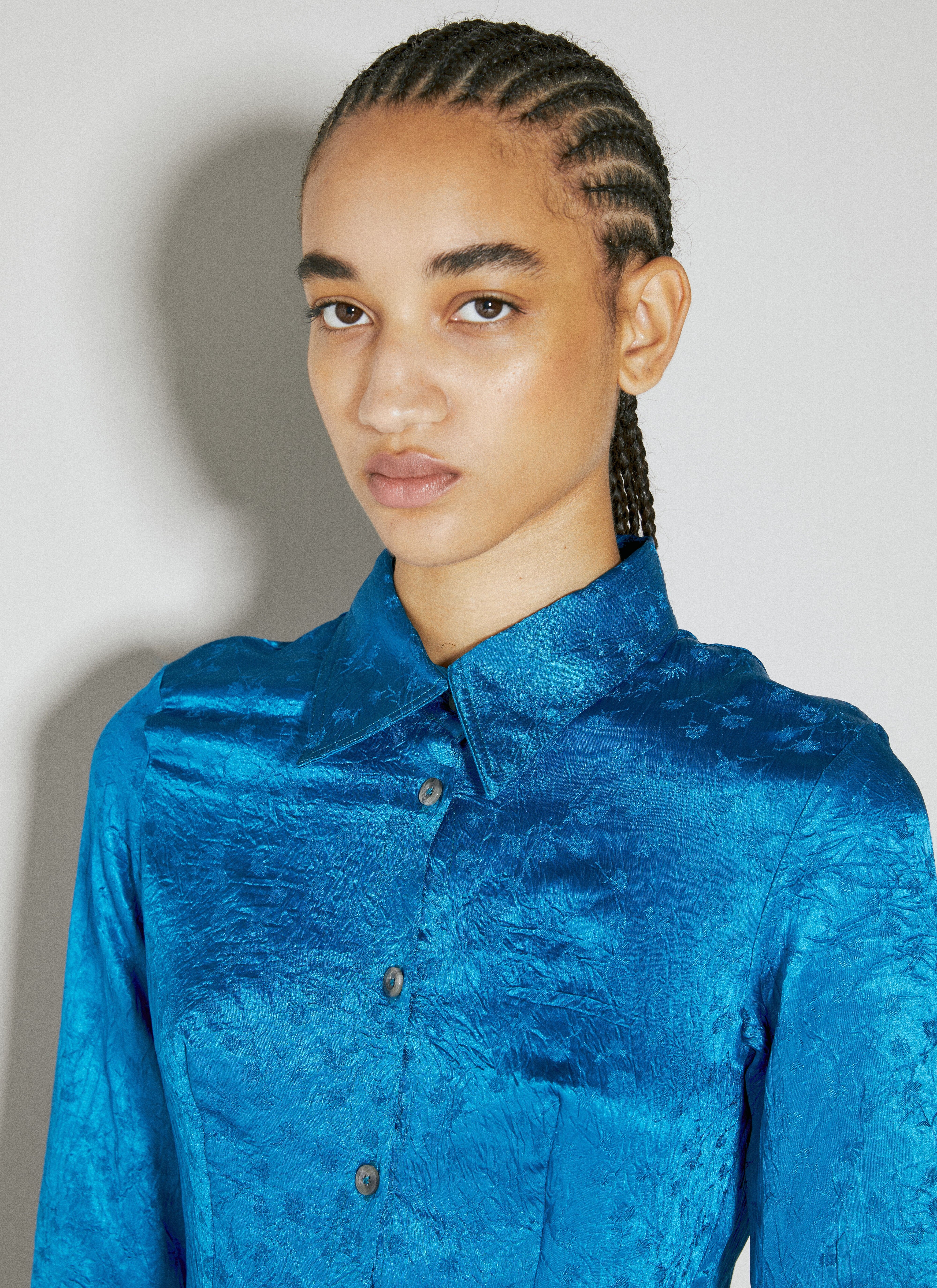 Crinkle Fitted Shirt - 2
