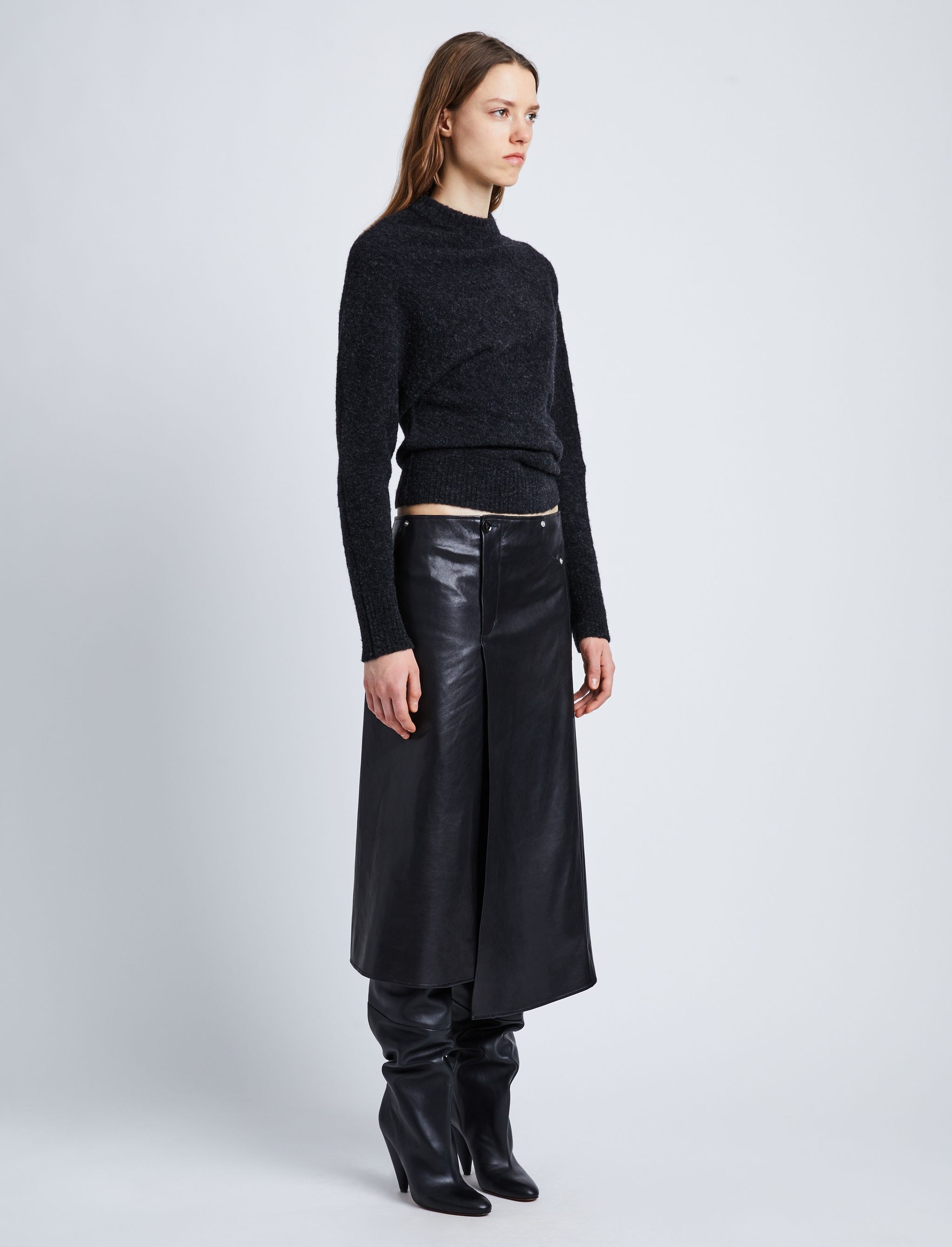 Nappa Leather Skirt - 3